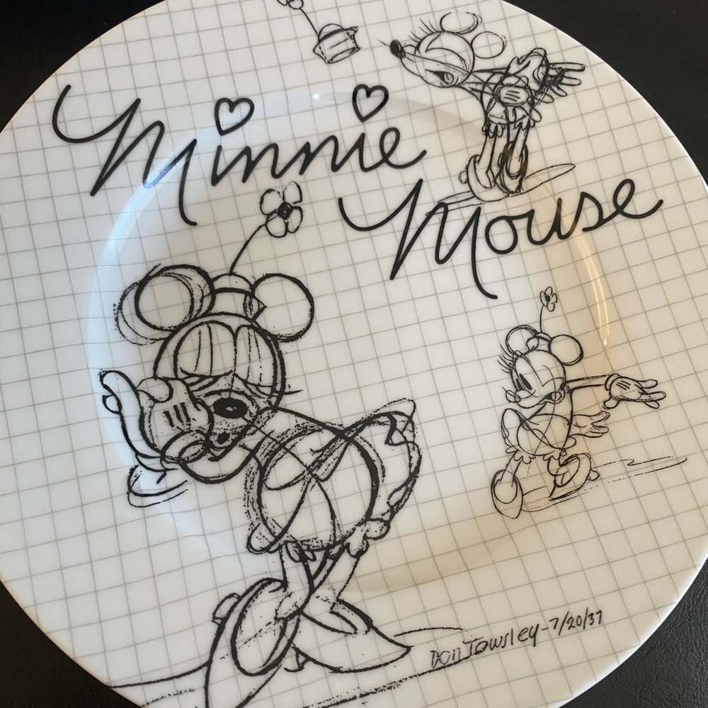 Minnie Mouse plates